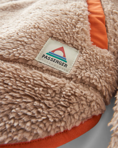 Beaumont Recycled Sherpa Hooded Fleece - Simply Taupe