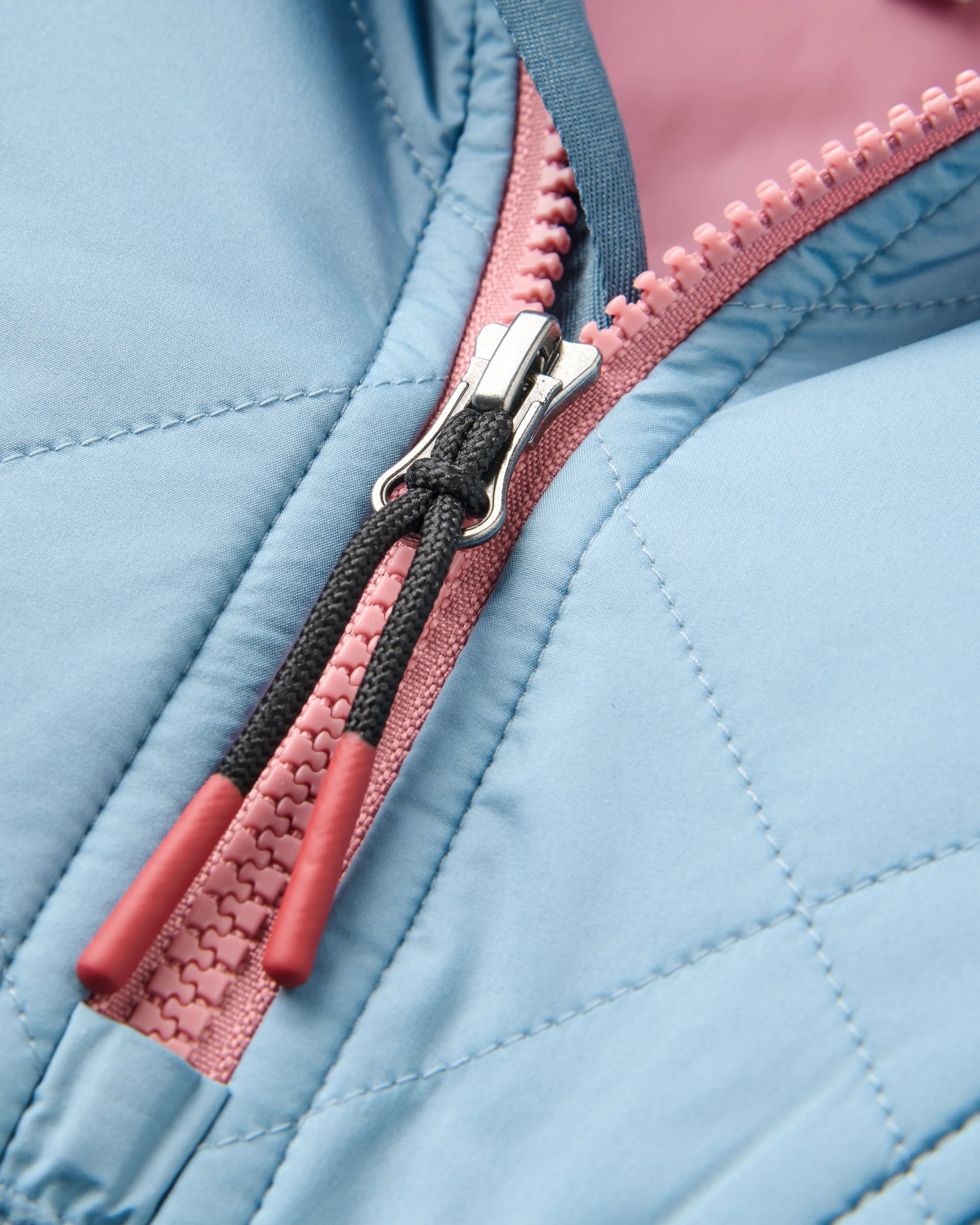 Beaumont Polar Hooded Fleece - Faded Denim - Flatlay