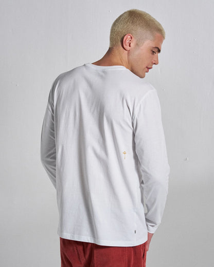 Sonoma LS T-Shirt - White - Studio Model