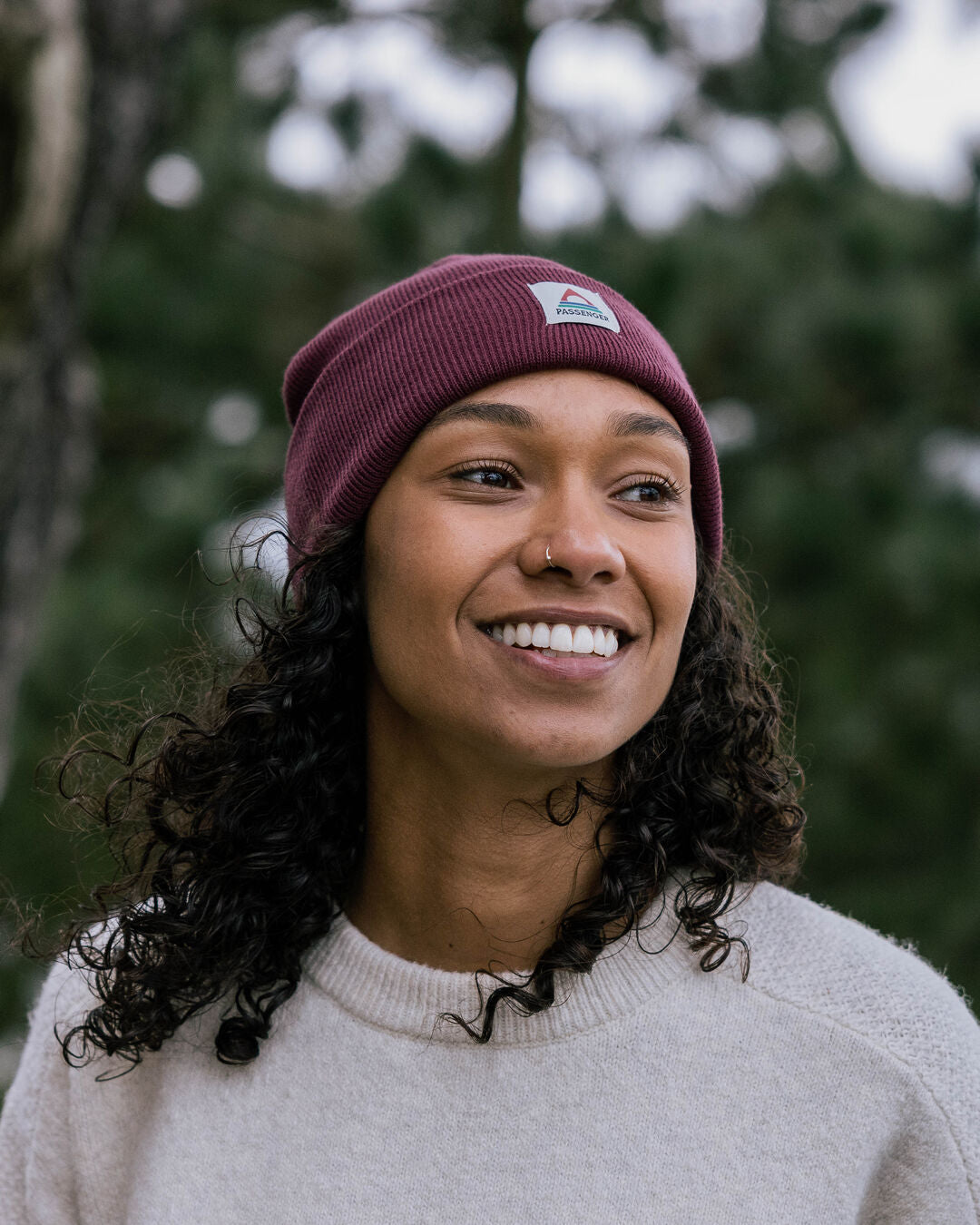 Core Recycled Low-Top Beanie - Wine - Lifestyle - Female