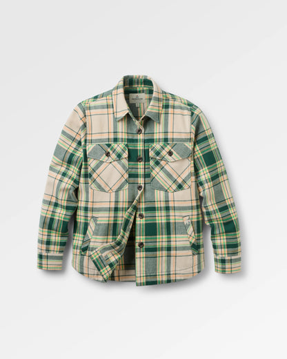 Stella Organic Cotton LS Shirt - Pineneedle Check - Flatlay
