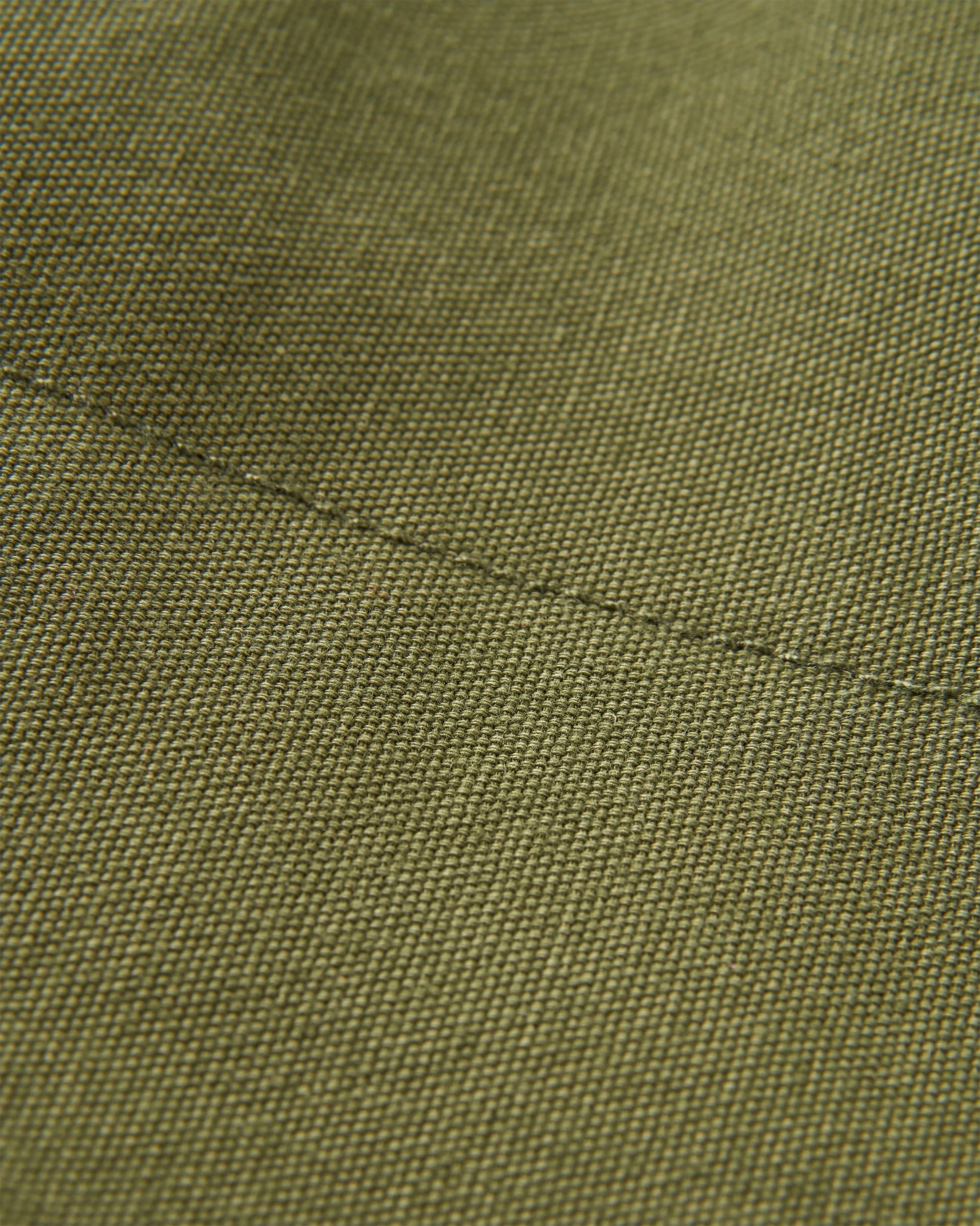 Taranaki Canvas Quilted Overshirt - Khaki - Flatlay