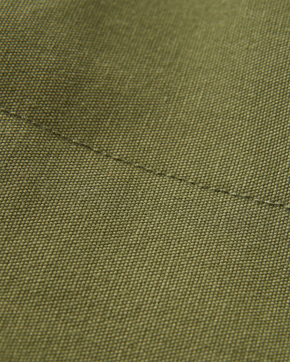 Taranaki Canvas Quilted Overshirt - Khaki - Flatlay