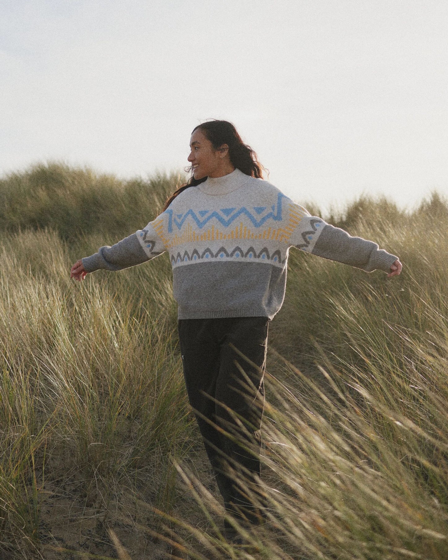 Nettle Recycled Knitted Jumper - Birch