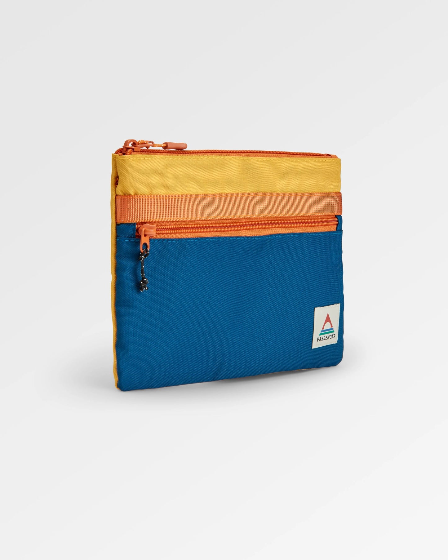 Essentials Recycled Pouch - Tidal Blue Orange Multi