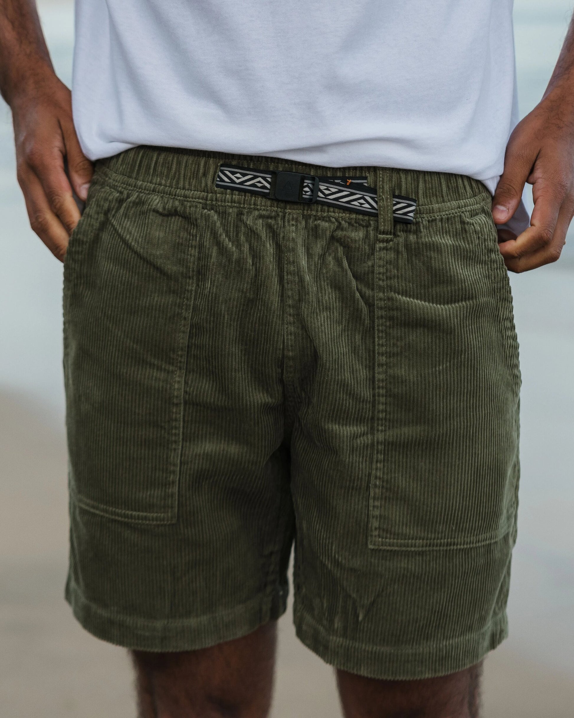 Topanga Cord Shorts - Khaki