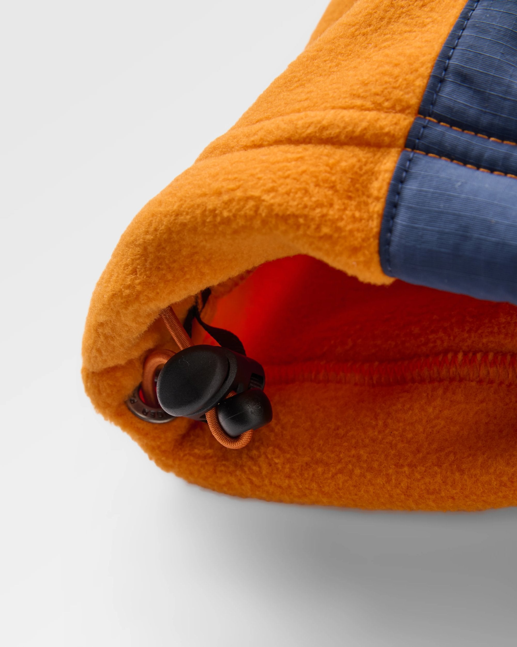 Alexander Hooded Polartec® Fleece - Sunrise Orange - Flatlay