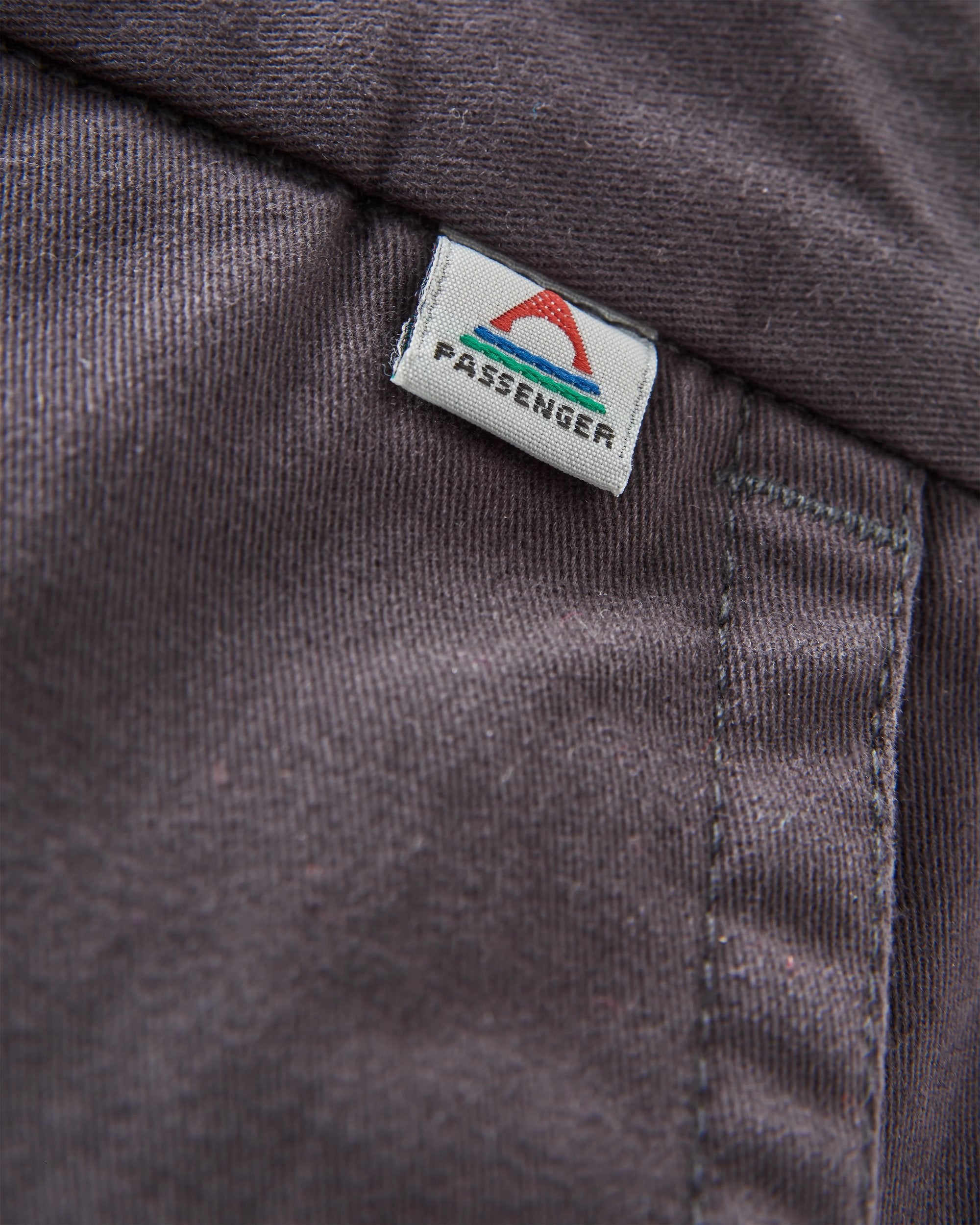 365 Organic Cotton Trouser - Faded Black - Flatlay