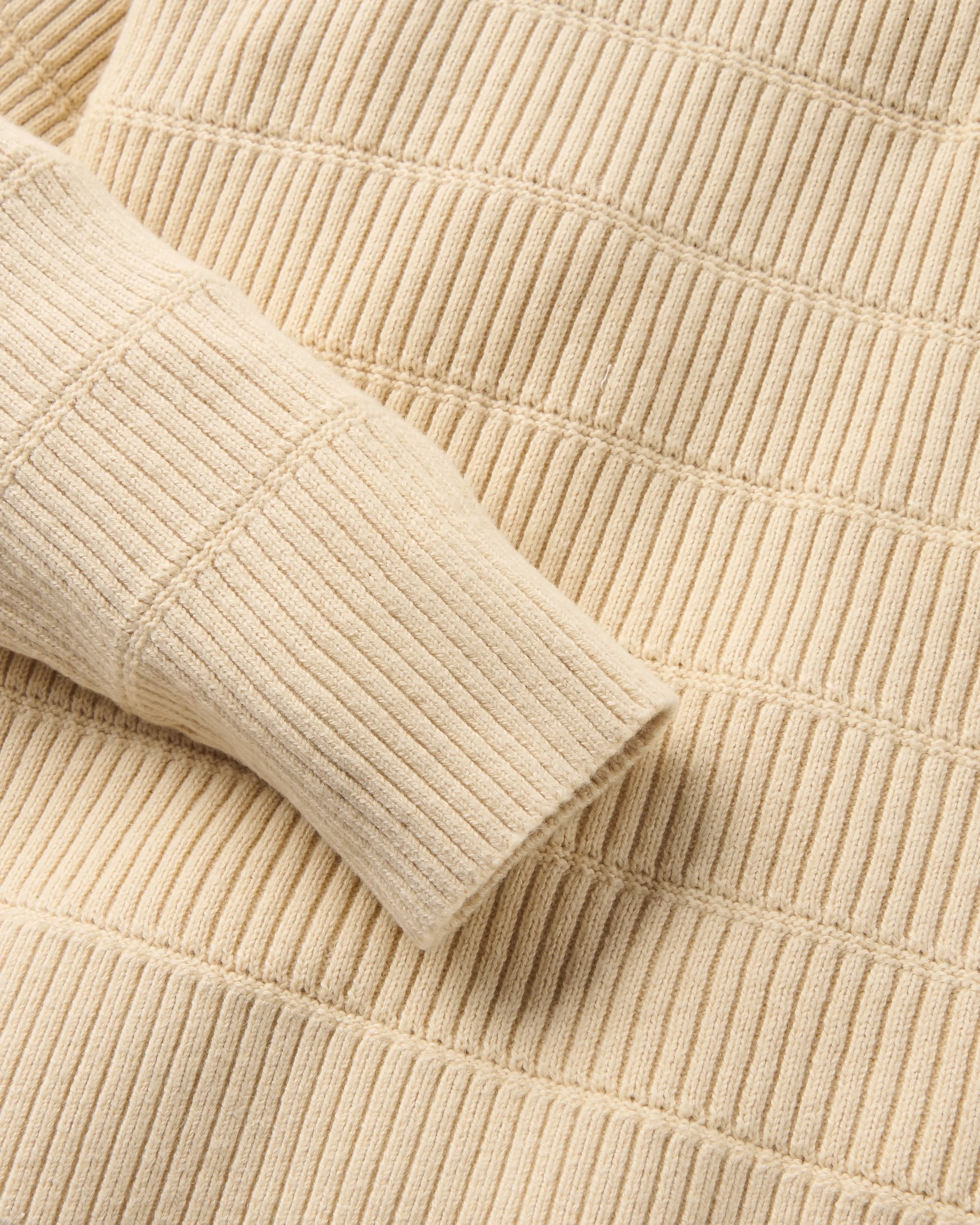 Nurture Organic Cotton Jumper - Faded Denim - Flatlay