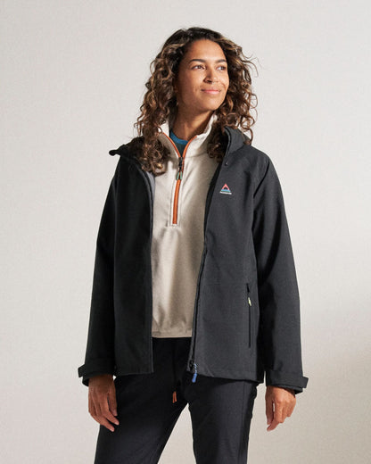 Five Element Recycled Waterproof Jacket - Black - Studio Model
