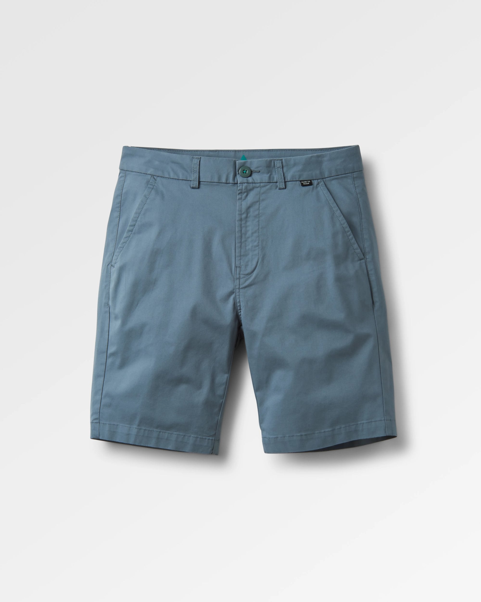 365 Light Organic Cotton Shorts - Storm Grey - Flatlay