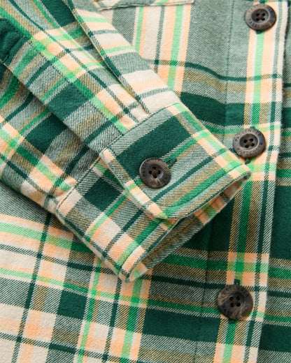 Stella Organic Cotton LS Shirt - Pineneedle Check - Flatlay