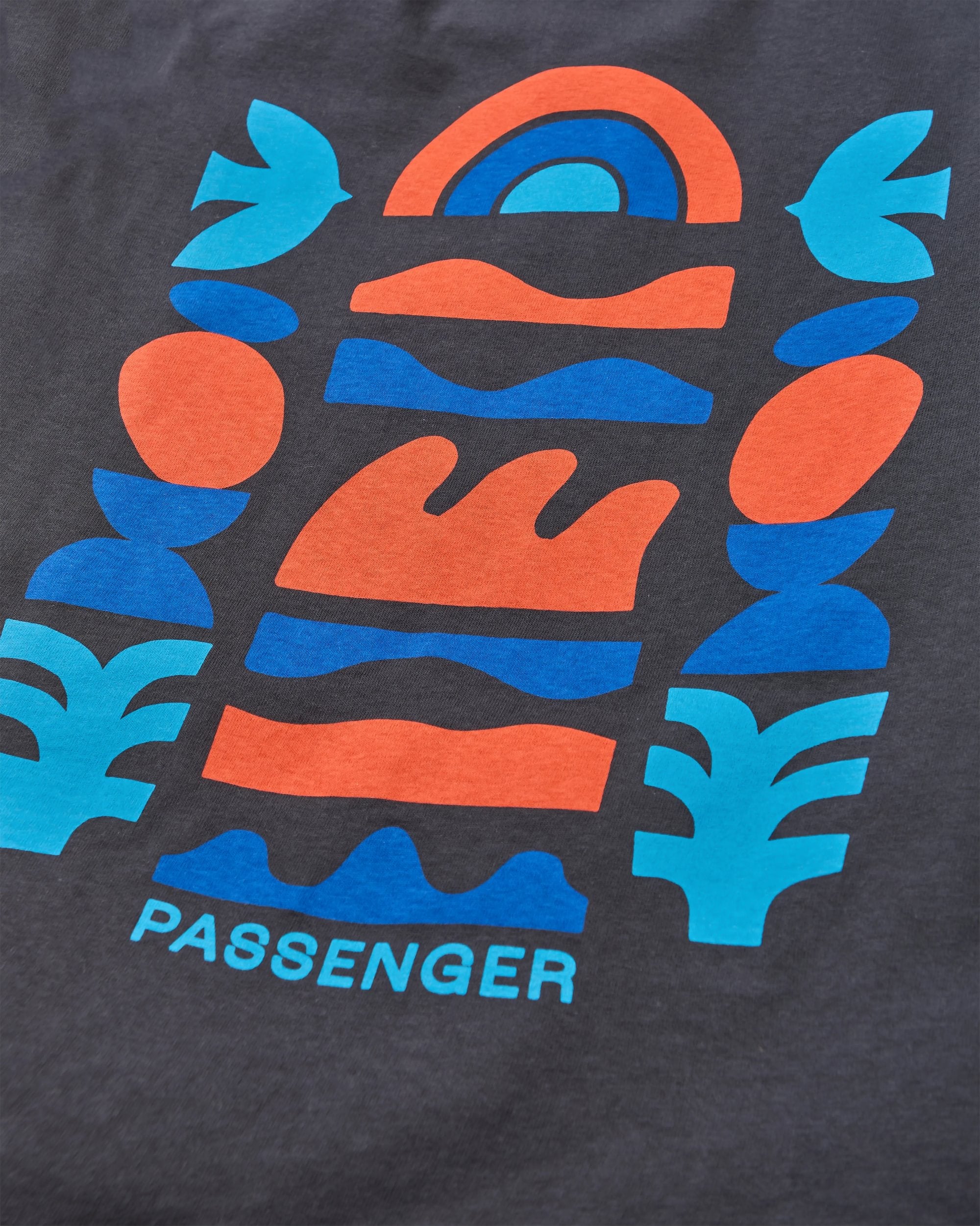 Papercut Recycled Cotton Vest - Black - Flatlay