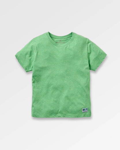Legacy T-shirt - True Green Marl - Flatlay