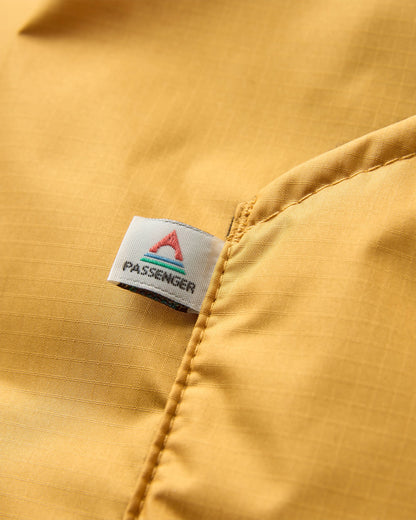 Escapism Recycled Sherpa Lined Changing Robe - Spruce Yellow