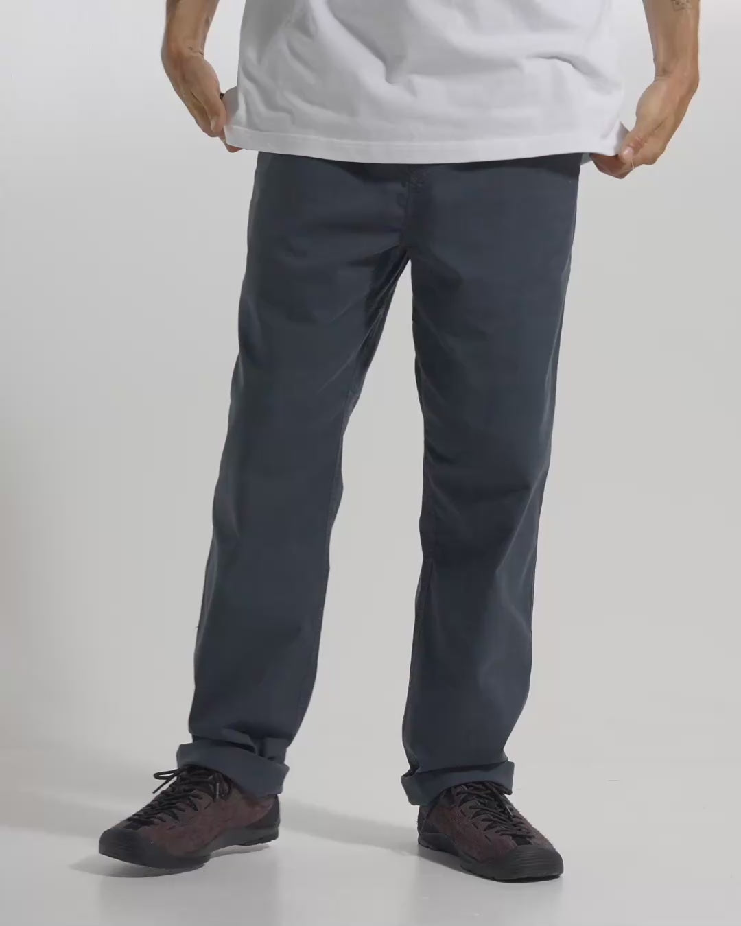 Drifter Twill Relaxed Fit Trouser - Charcoal - 