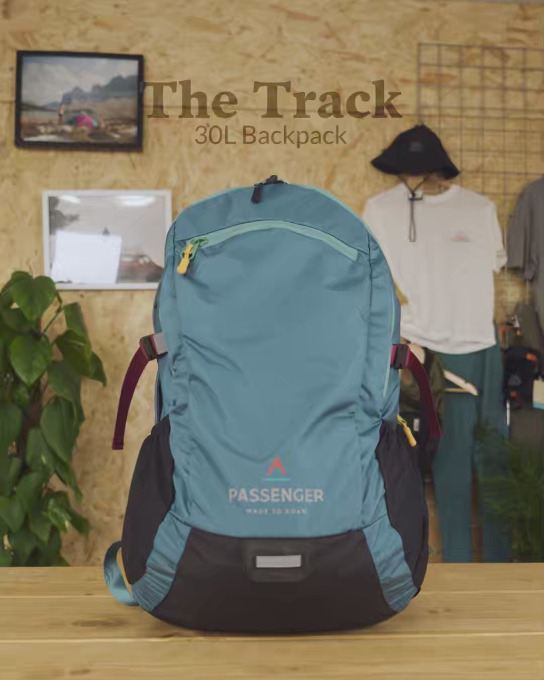 Track Recycled 30L Backpack - Mediterranean