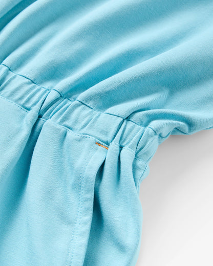 Aria Jumpsuit 2.0 - Retro Blue - Flatlay