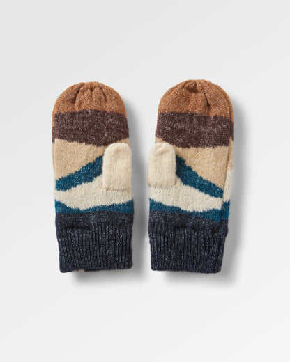 Scenic Recycled Fleece Lined Mittens - Scenic Toffee