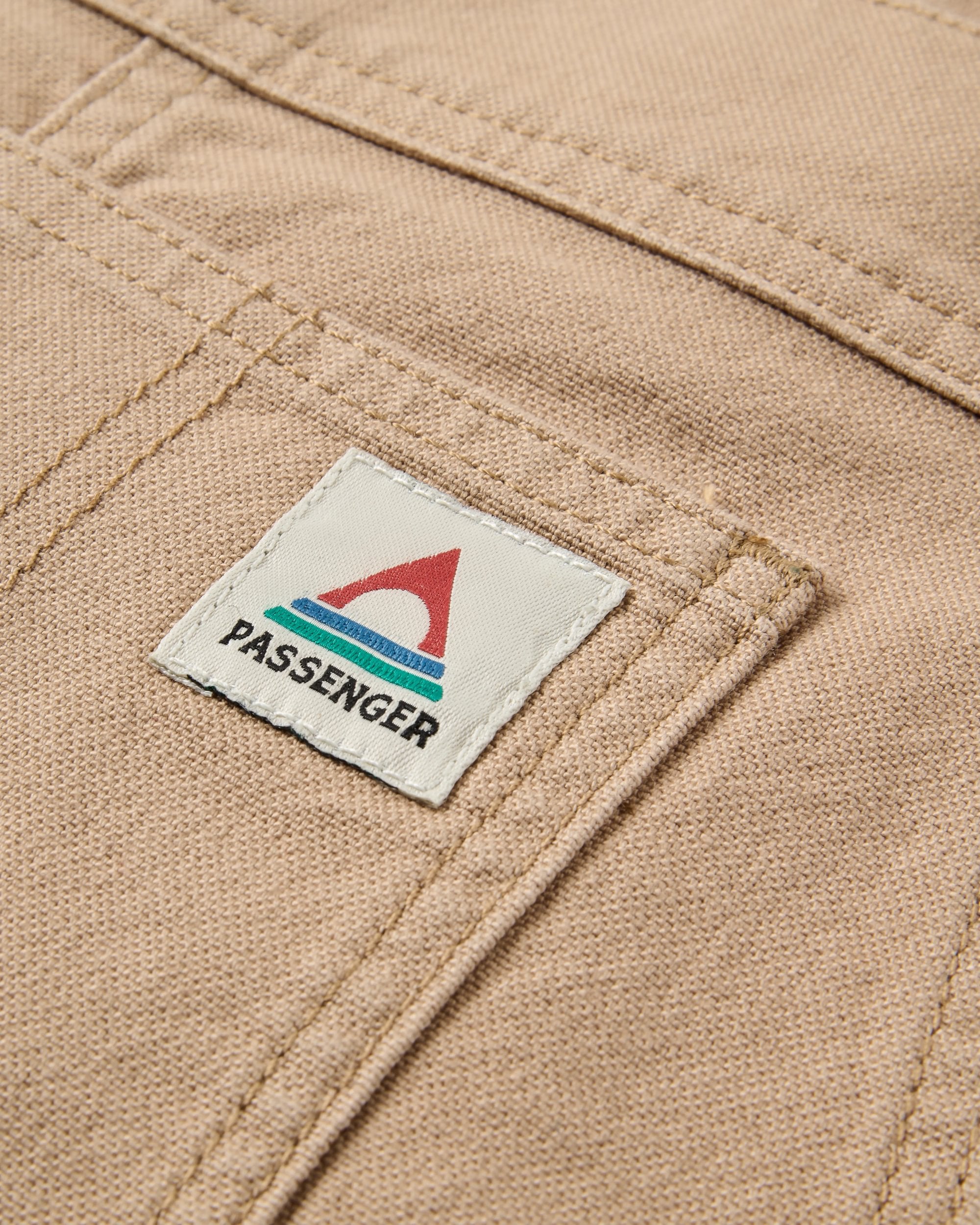 Vantage Organic Cotton Dungaree - Biscuit - Flatlay