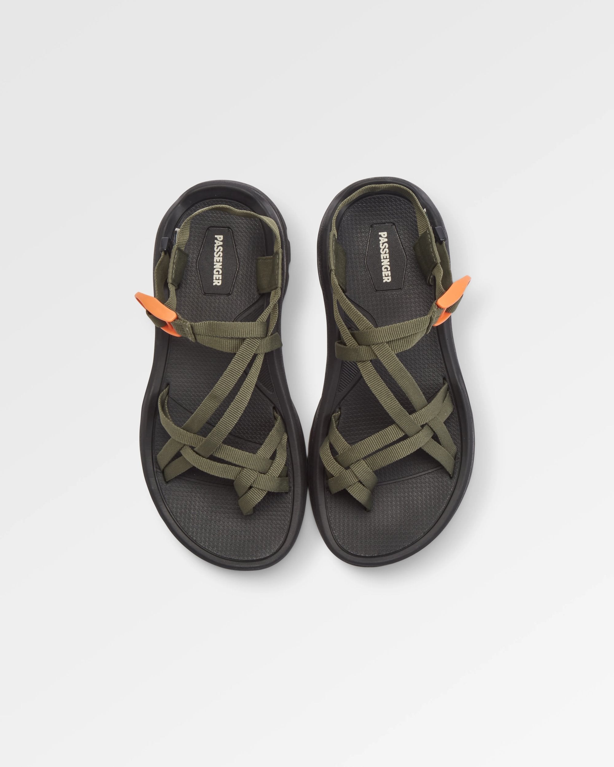 Atlas Roam Sandal - Dusty Olive - Flatlay