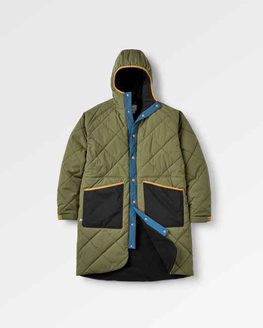 Campscape Parka - Black/Khaki - Flatlay