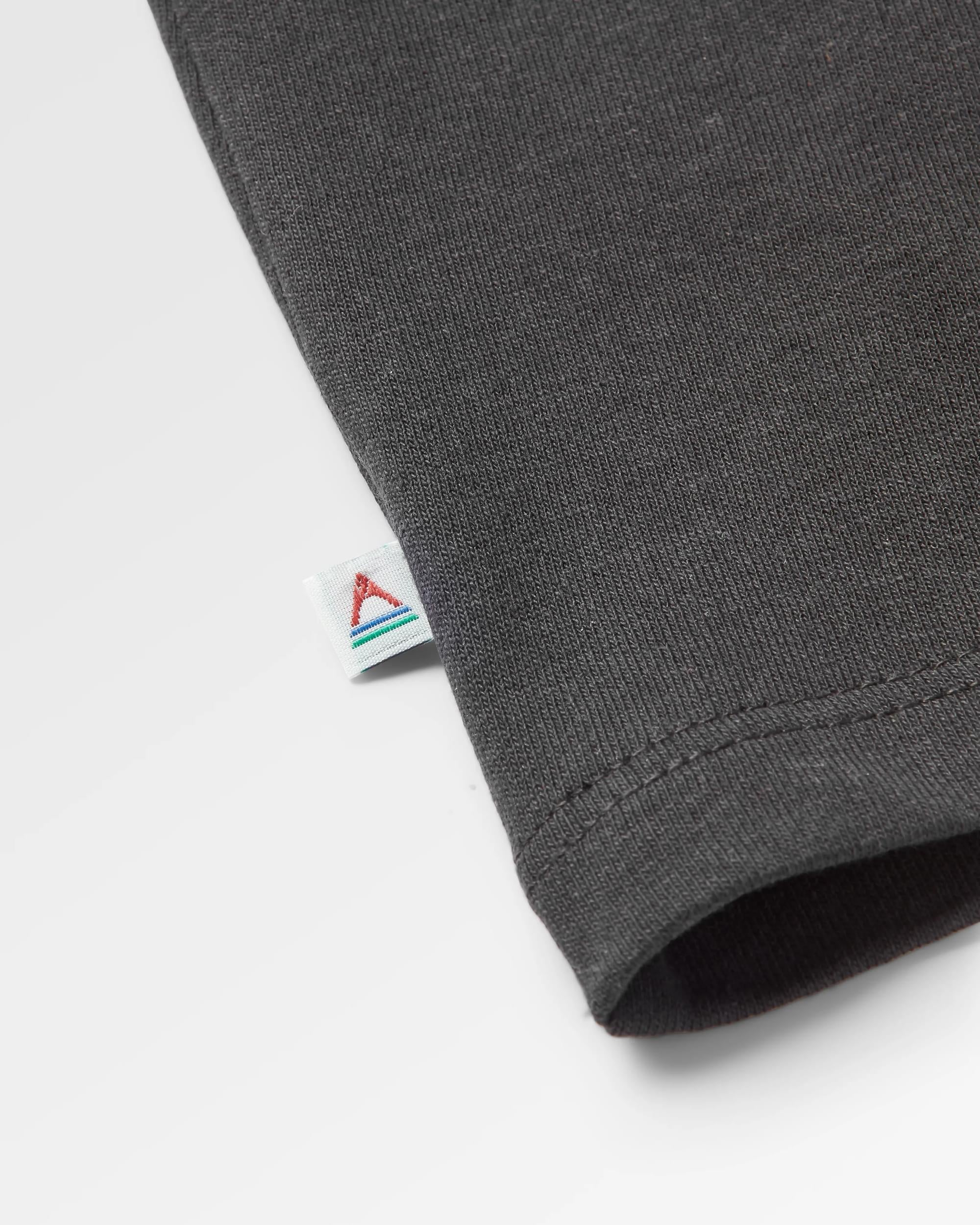 Made To Roam Recycled Cotton T-Shirt - Black - Flatlay