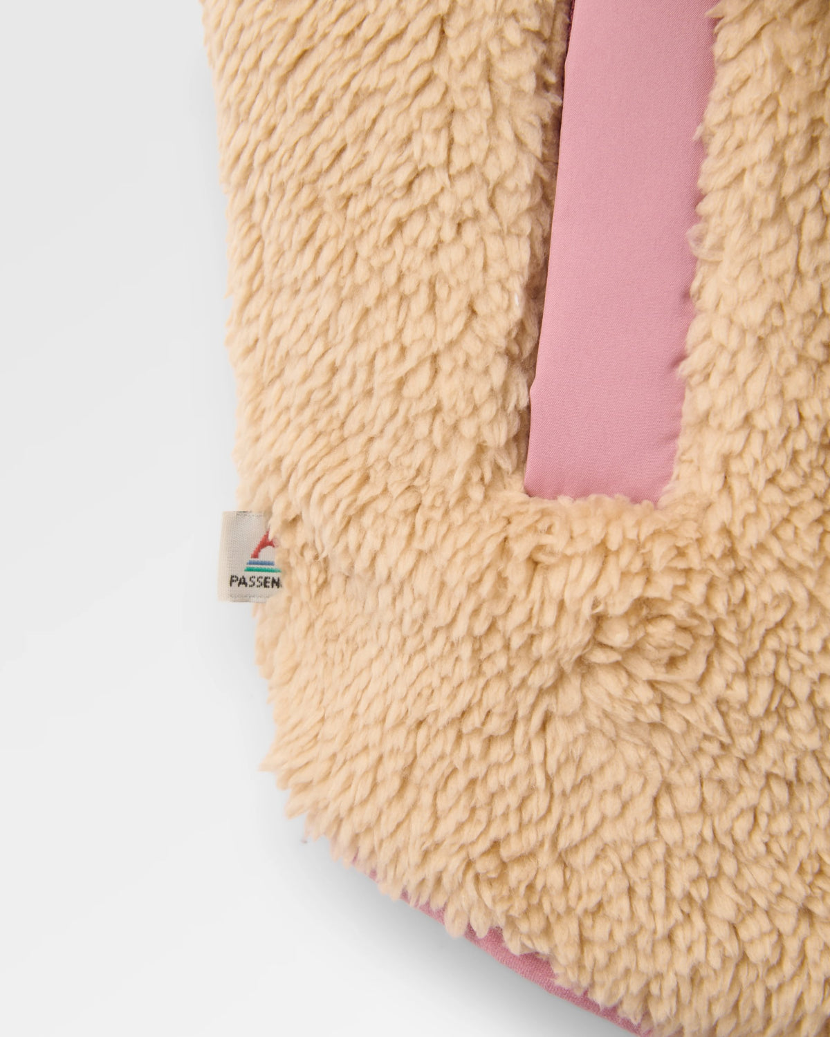 Beaumont Sherpa Hoodless Fleece - Stone - Flatlay