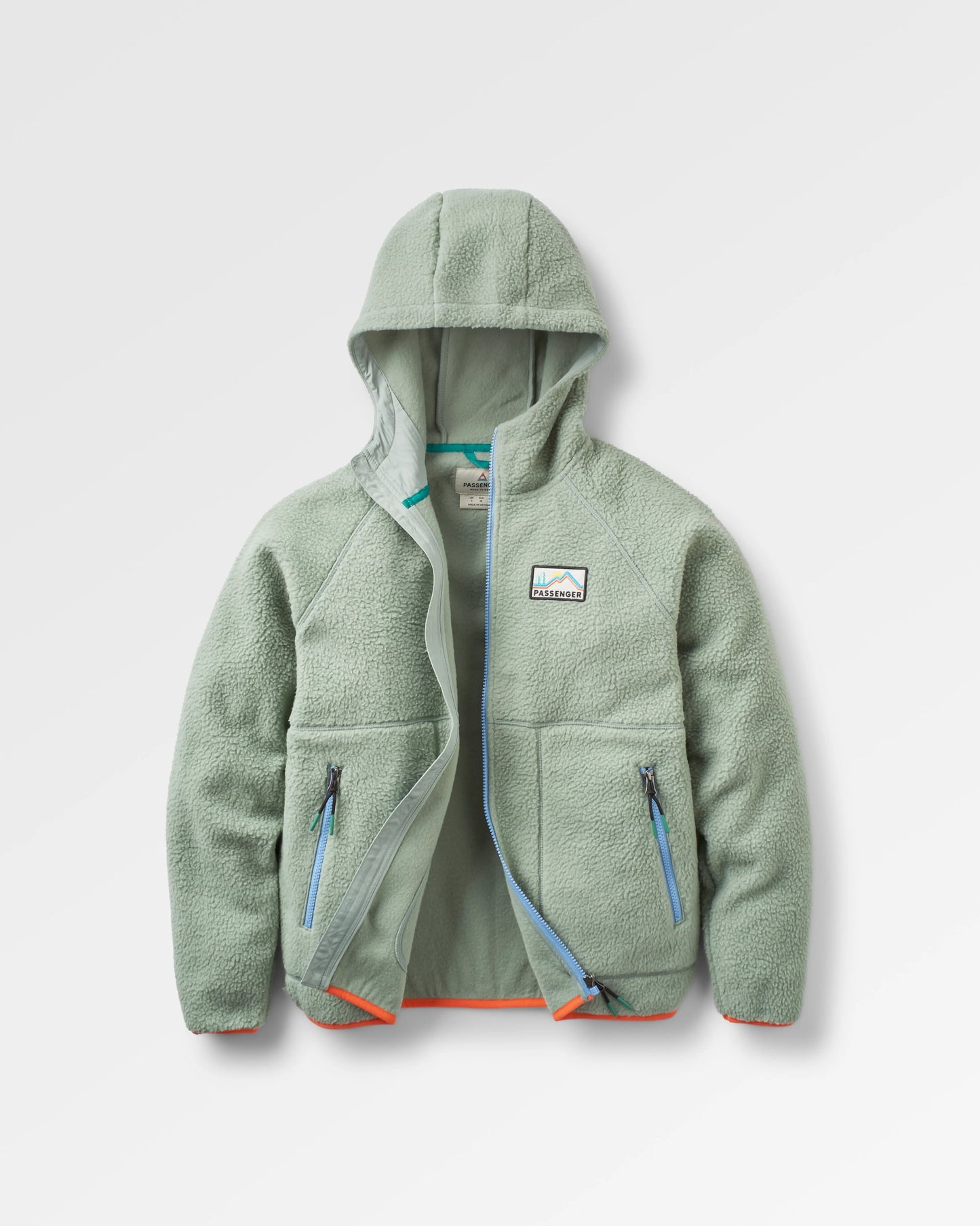 North Coast 2.0 Full Zip Recycled Sherpa Fleece - Pistachio