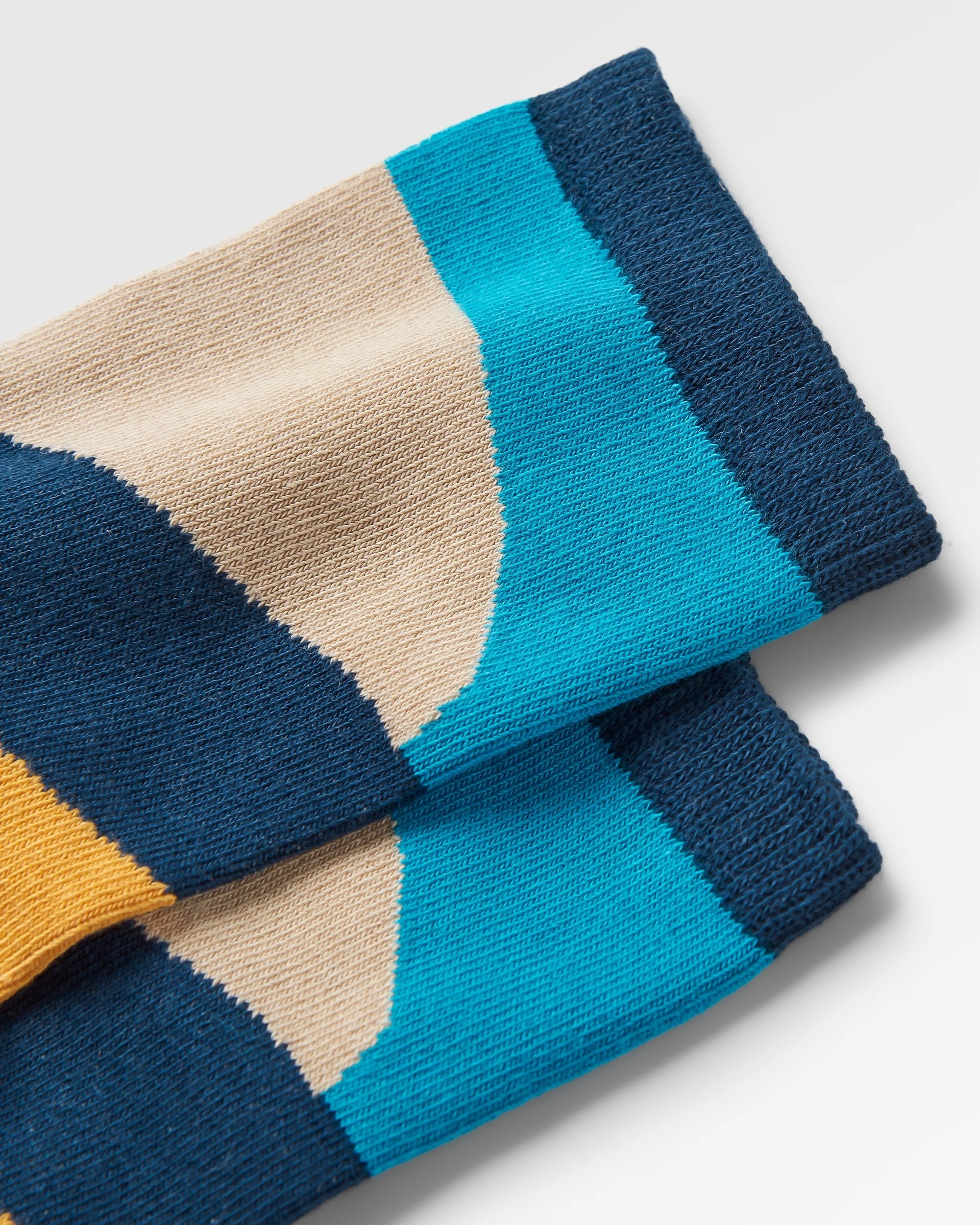 Vista Organic Socks - Bluejay - Flatlay