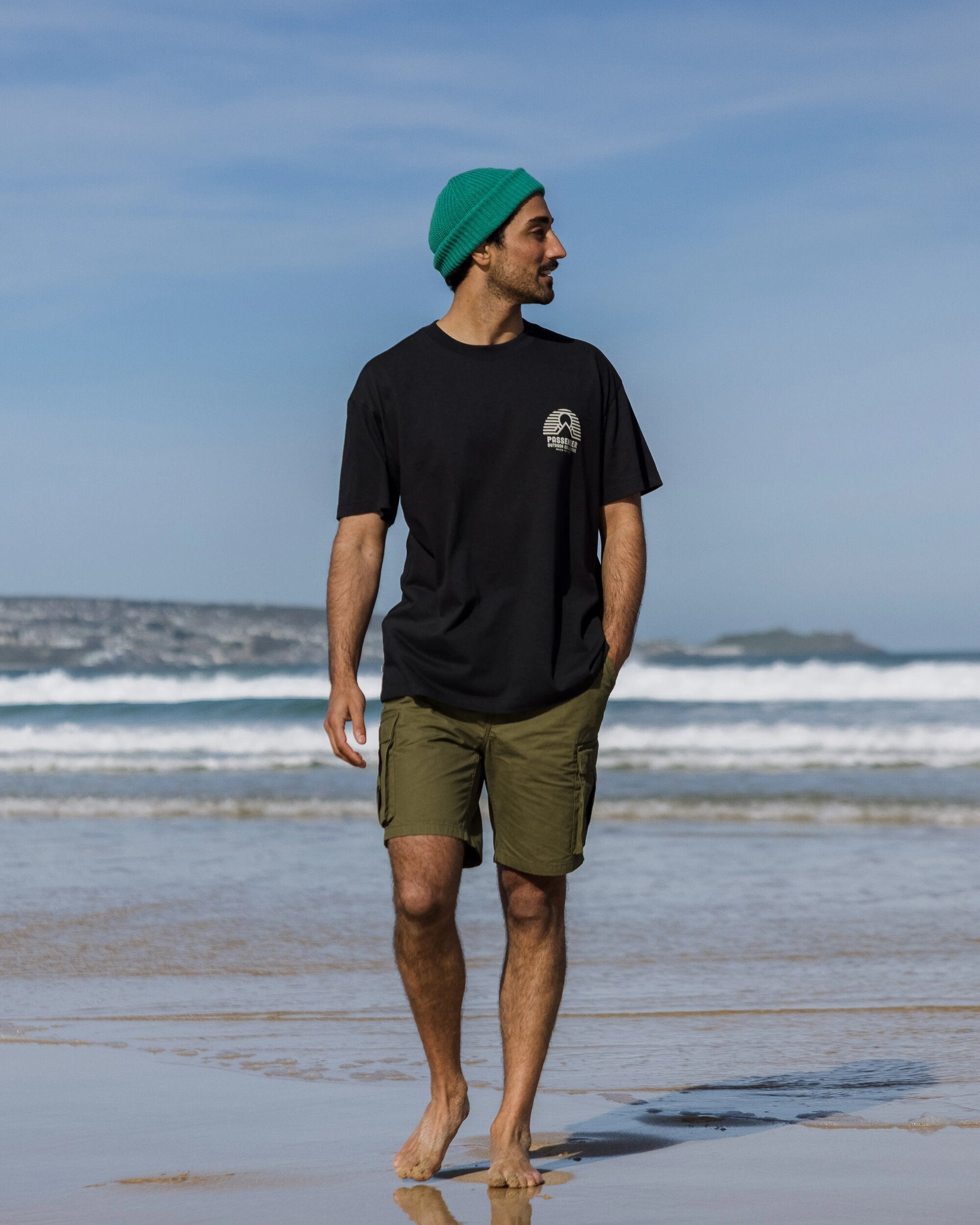 Elbio Recycled Relaxed Fit T-Shirt - Black - Lifestyle