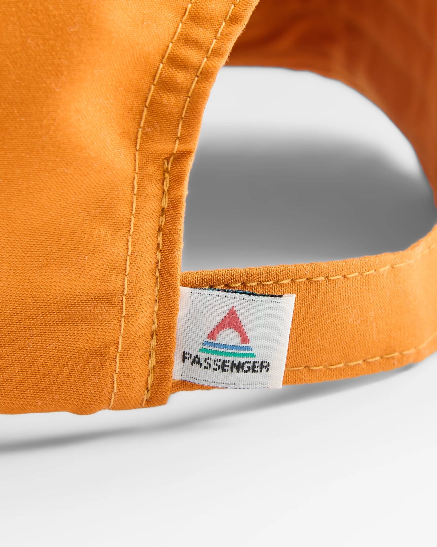 Classic Lite Recycled 6 Panel Cap - Sunrise Orange - Flatlay