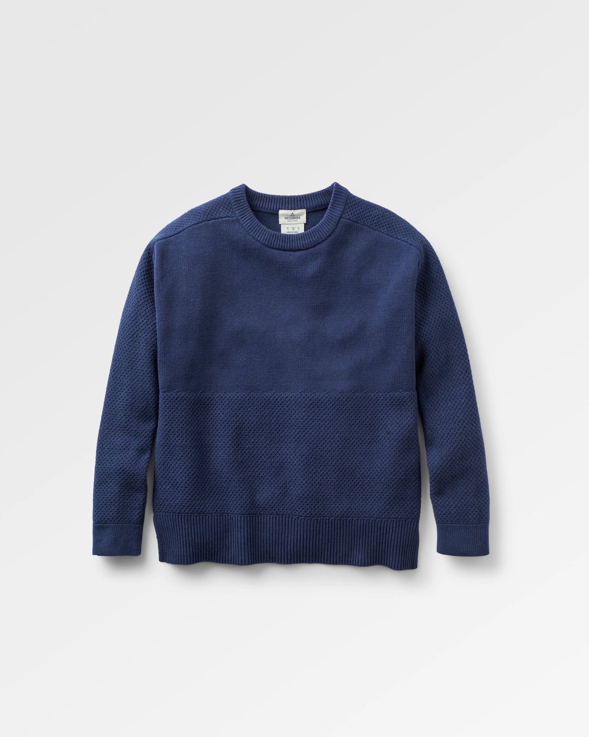 Cove 2.0 Organic Cotton Knitted Jumper - Rich Navy