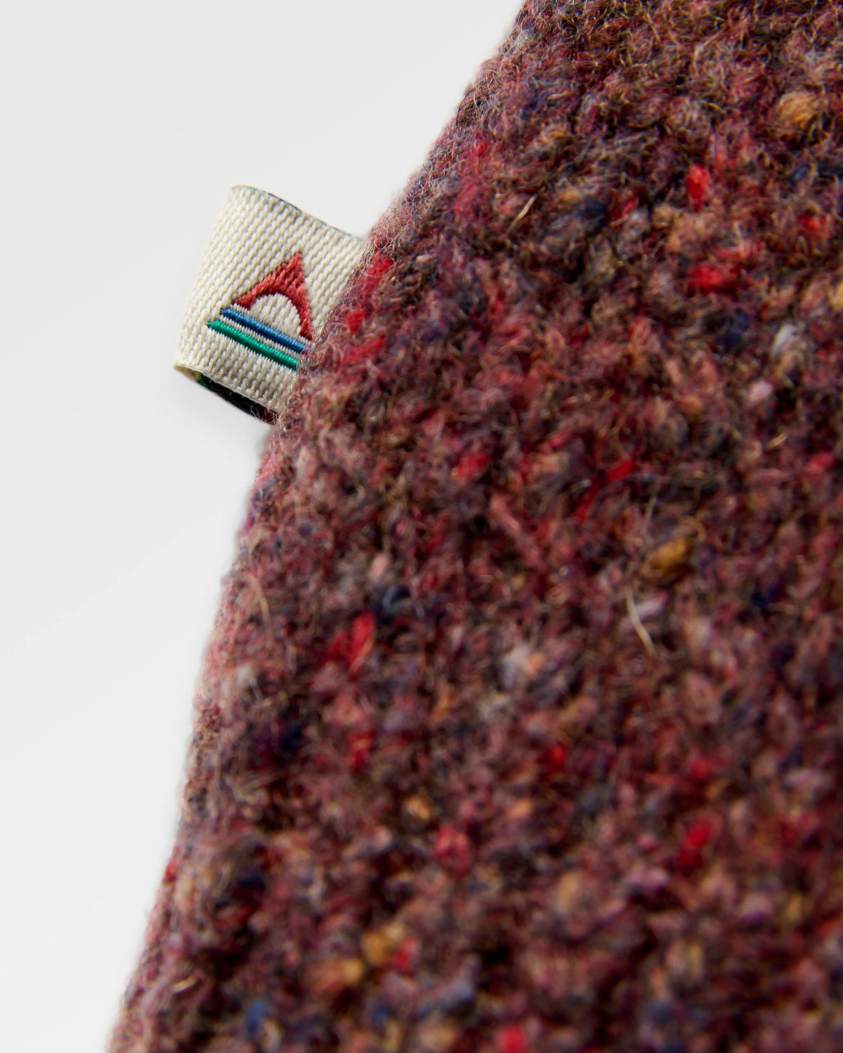 Shoal Merino Wool Knitted Jumper - Brambleberry - Flatlay