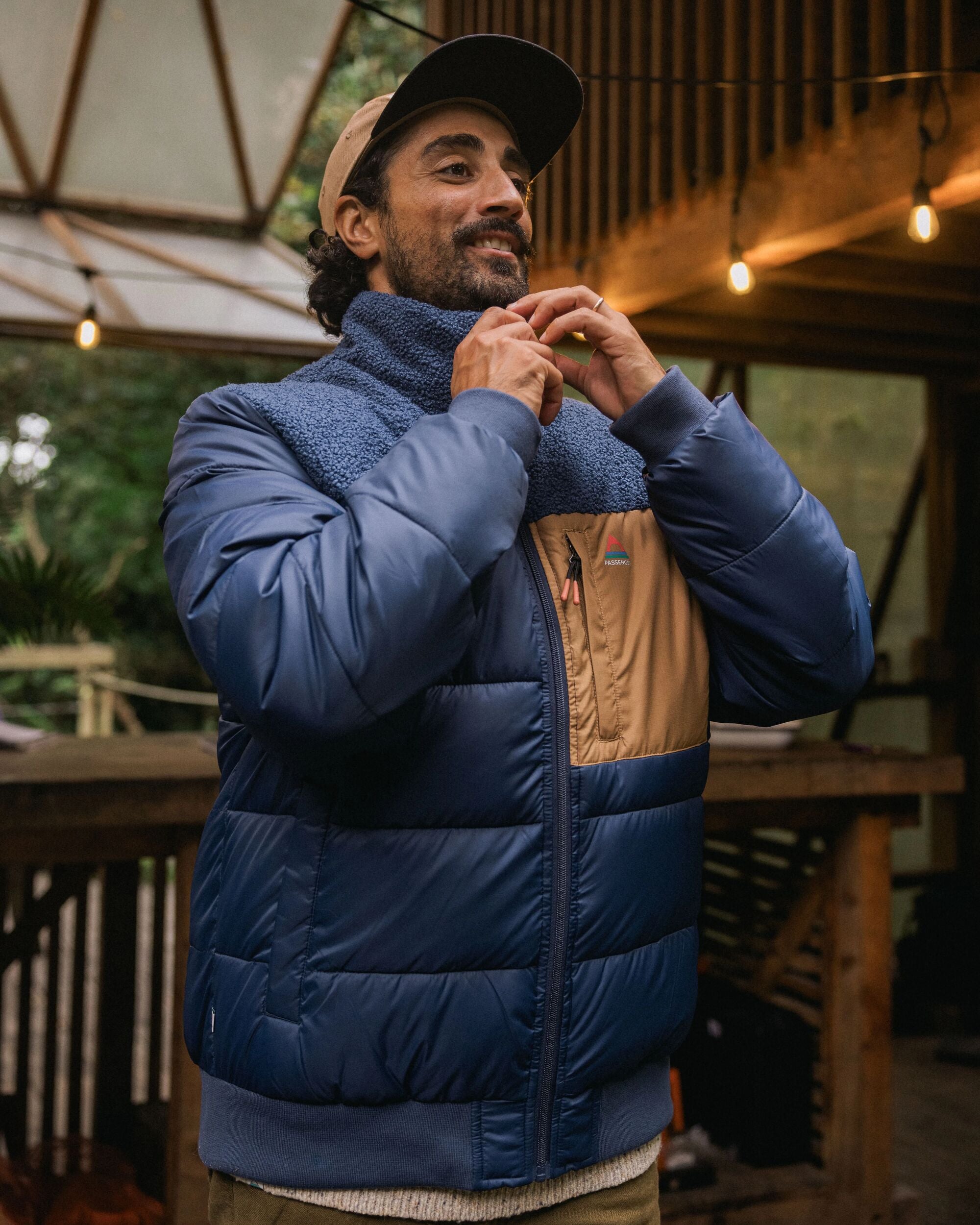 Journey Recycled Insulated Jacket - Rich Navy/Dark Denim - Lifestyle