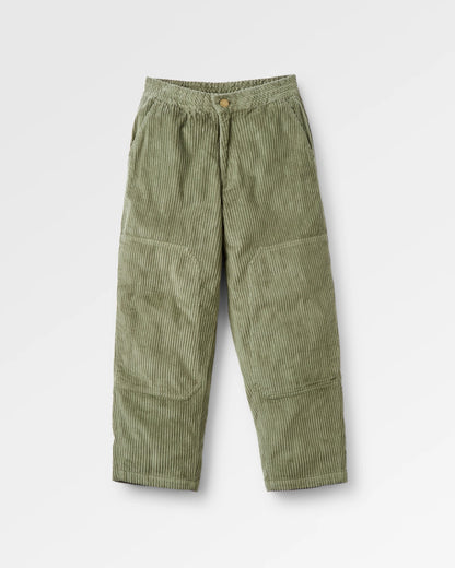 Bracken Lined Trouser - Dusty Olive - Flatlay