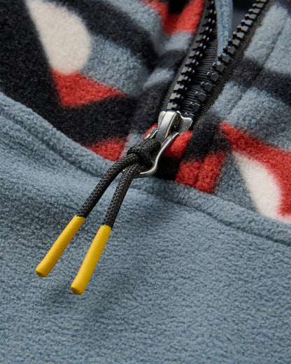 Set Off Polartec® 1/4 Zip Fleece - Views Storm Grey - Flatlay