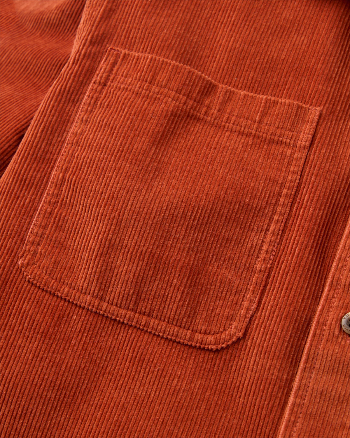 Backcountry Cord Shirt - Dark Rust - Flatlay