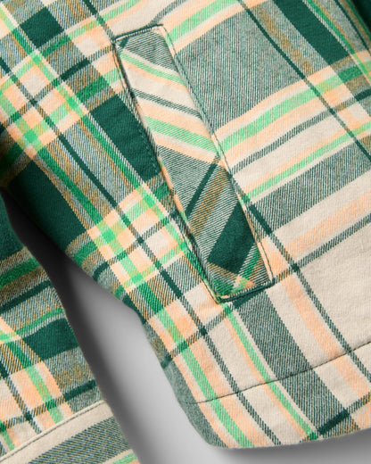Stella Organic Cotton LS Shirt - Pineneedle Check - Flatlay