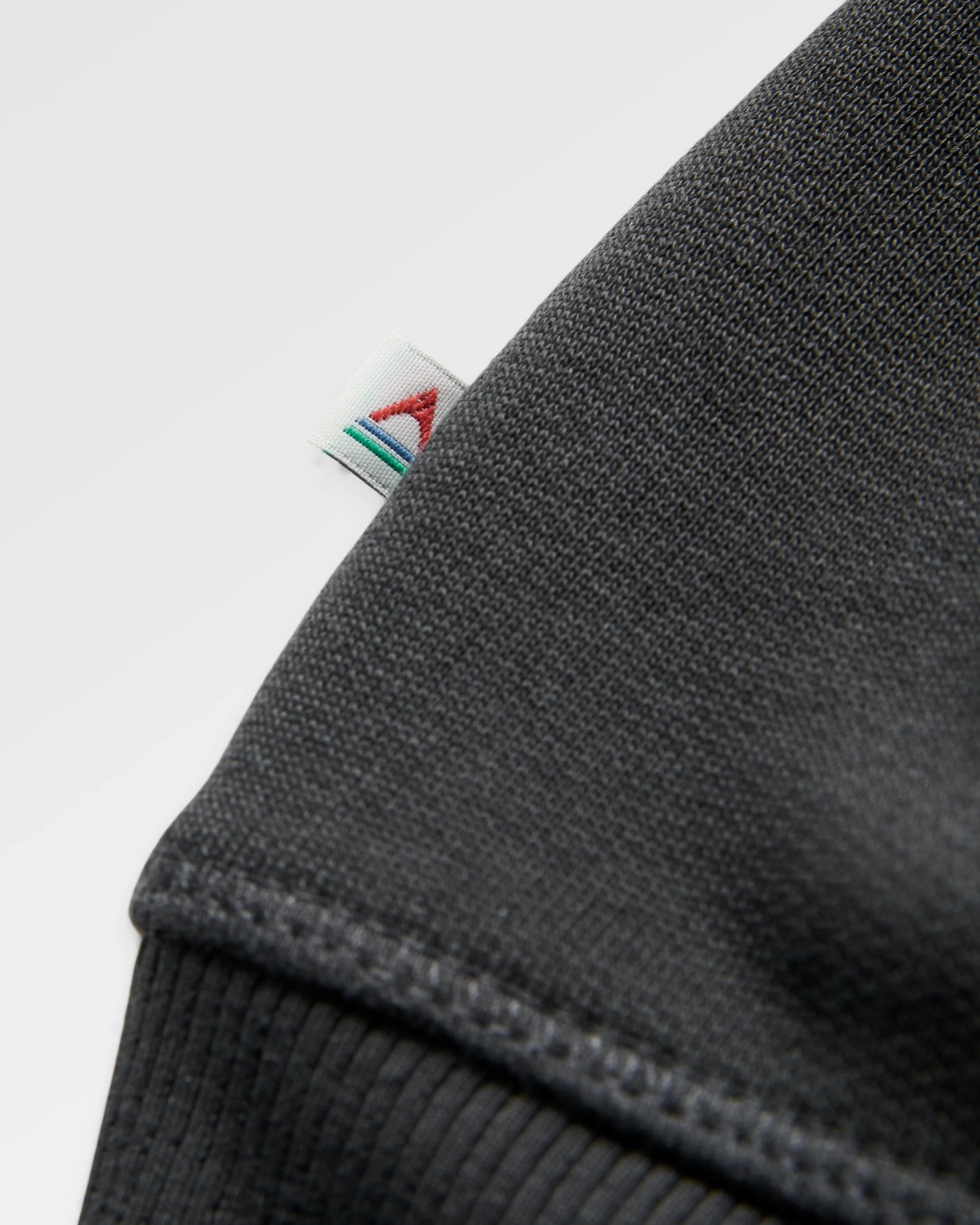 Roamer Men's Recycled Cotton Sweatshirt - Black - Flatlay