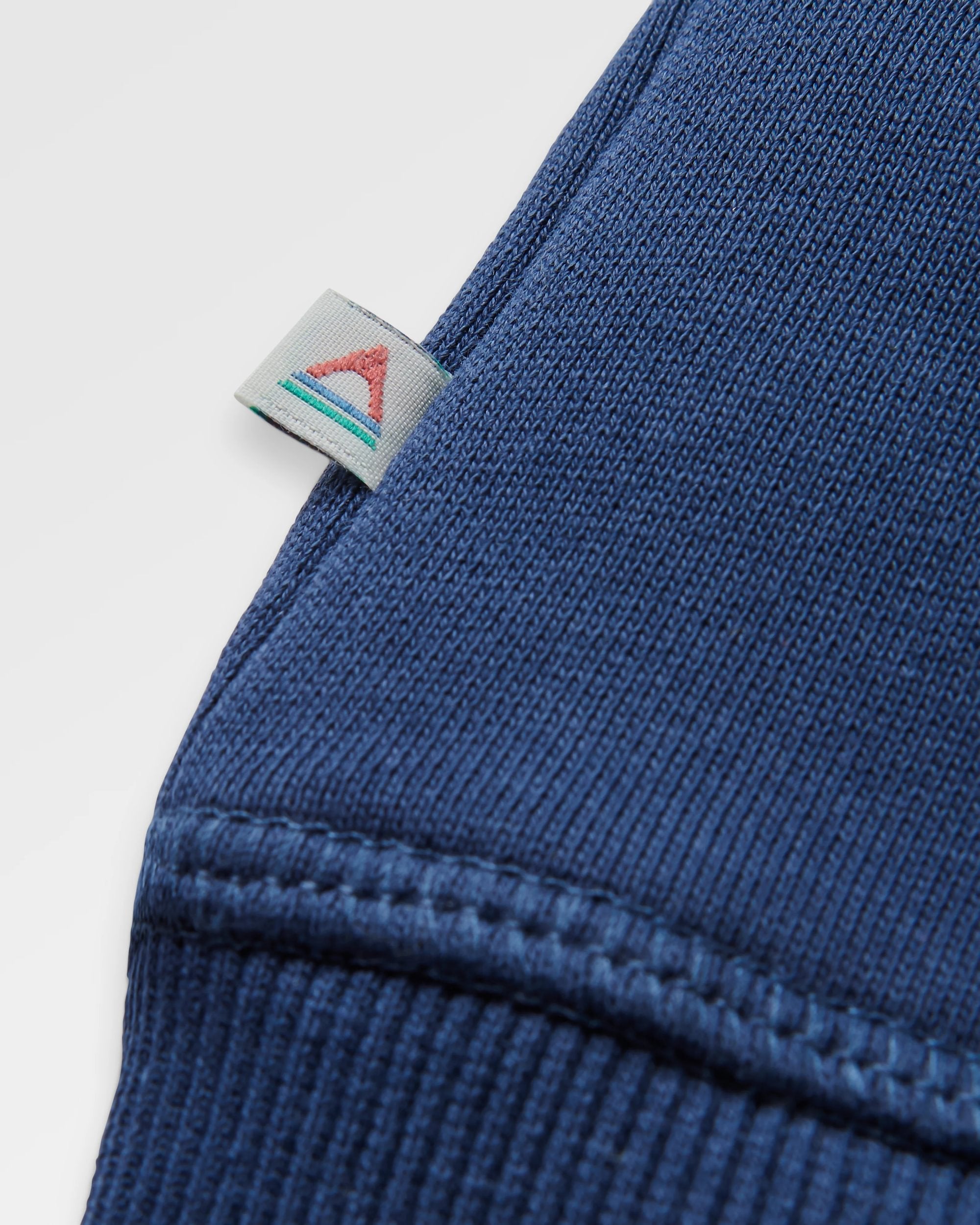 Odyssey Organic Cotton Hoodie - Rich Navy - Flatlay