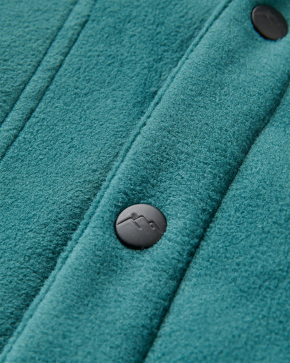 Adapt Polartec® Overshirt - Mediterranean - Flatlay