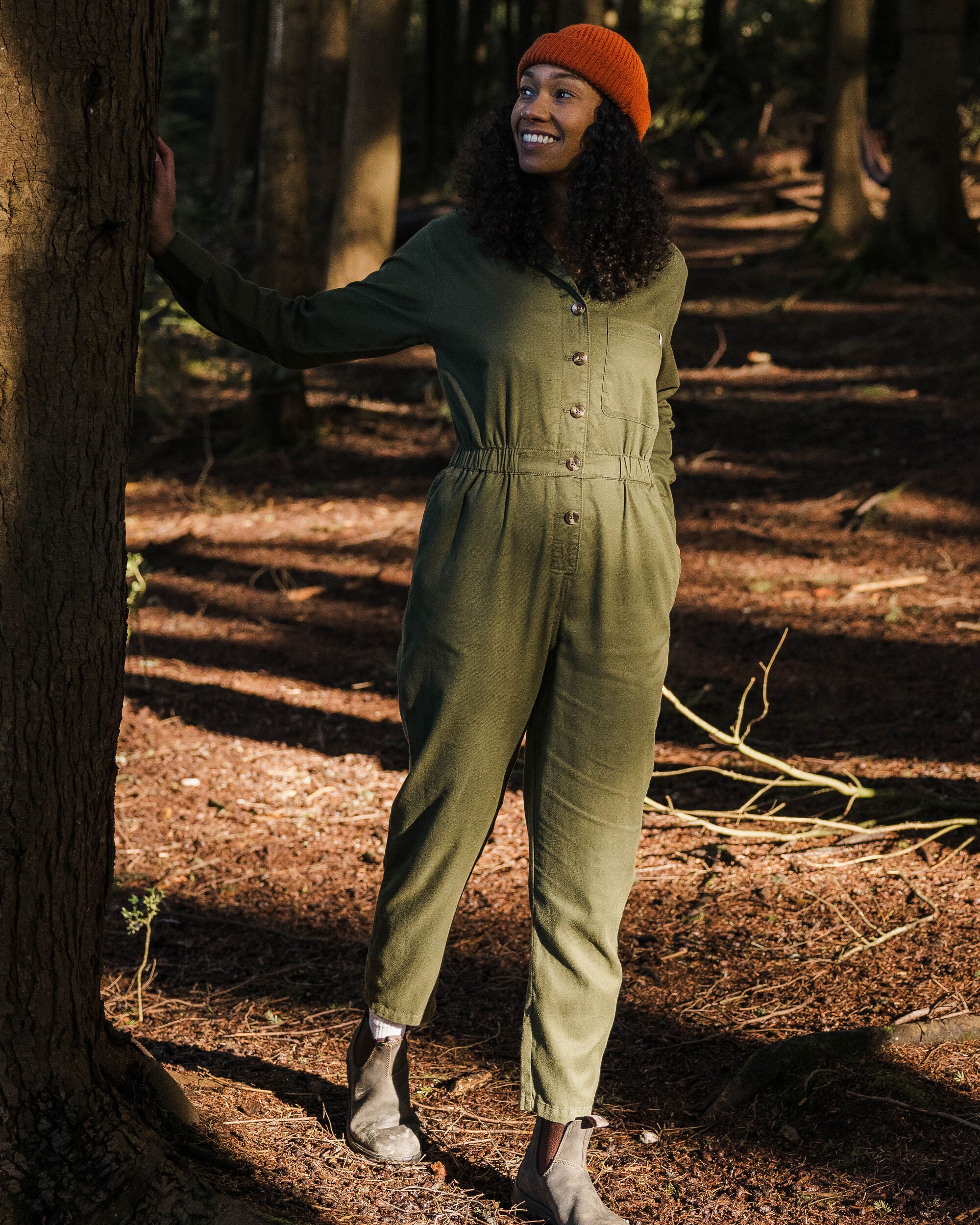 Rust boiler suit online