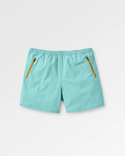 Flaris Longer Line Short - Aqua - Flatlay