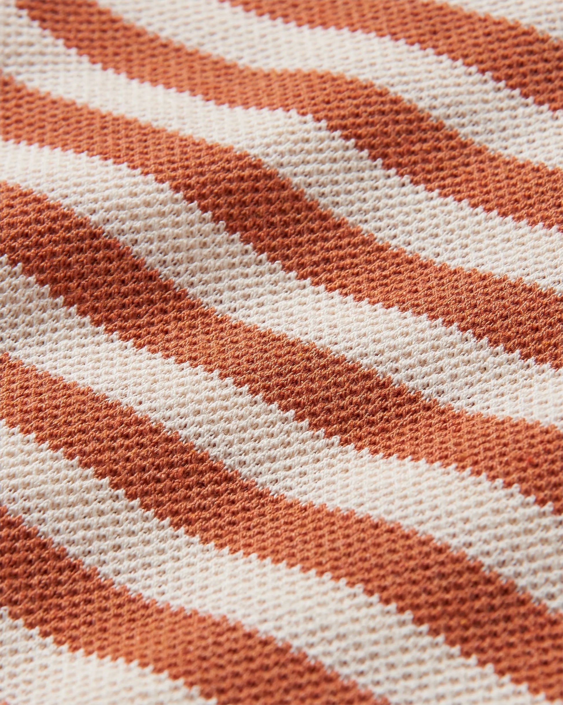 Panorama Striped LS T-Shirt - Glazed Ginger