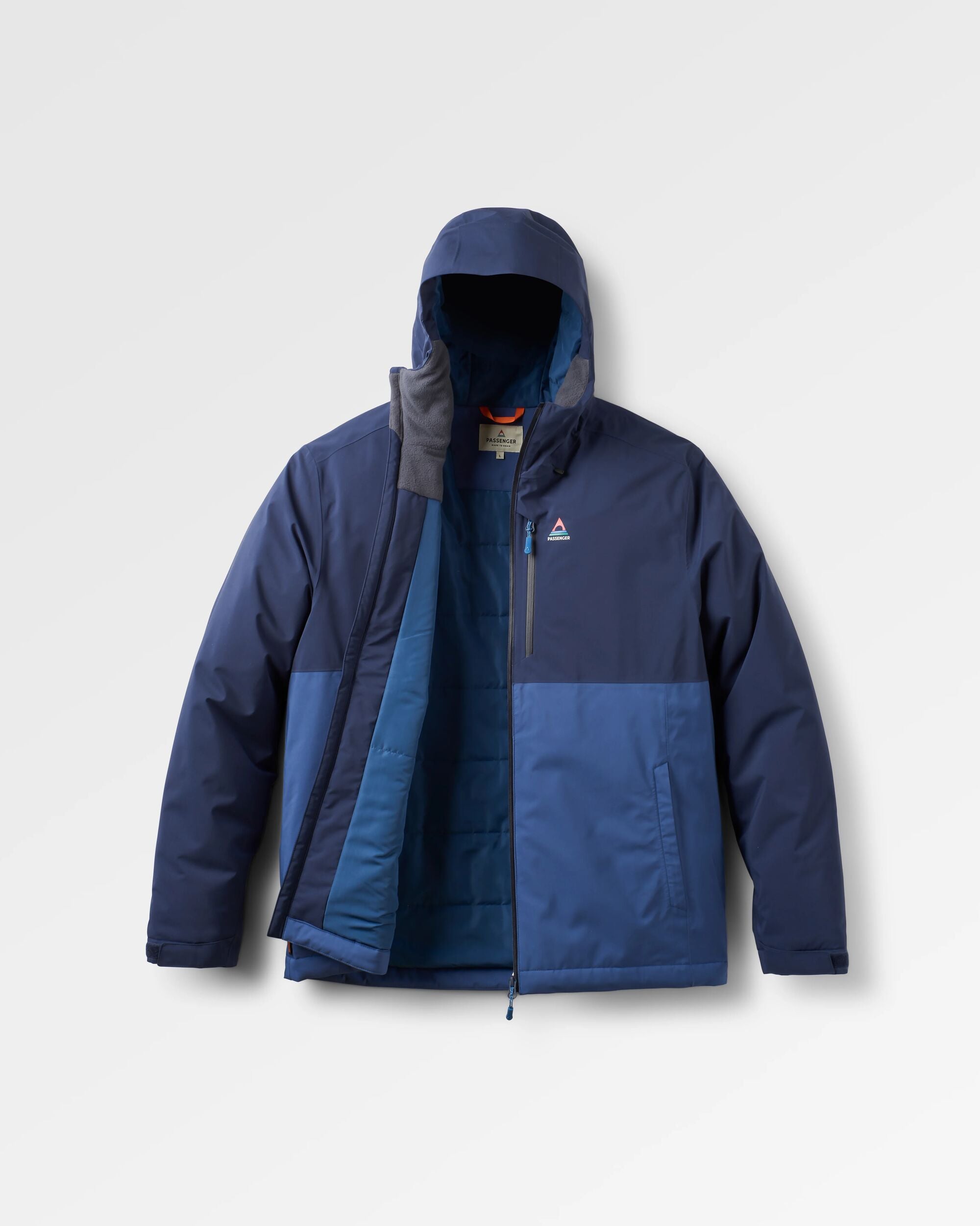 Eclipse Insulated Waterproof Jacket - Rich Navy - Flatlay