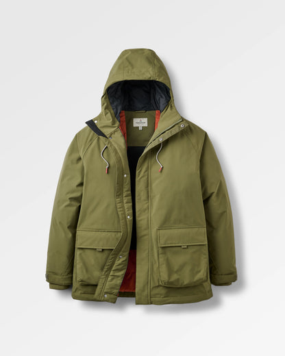 Baltic Insulated Parka - Khaki - Flatlay