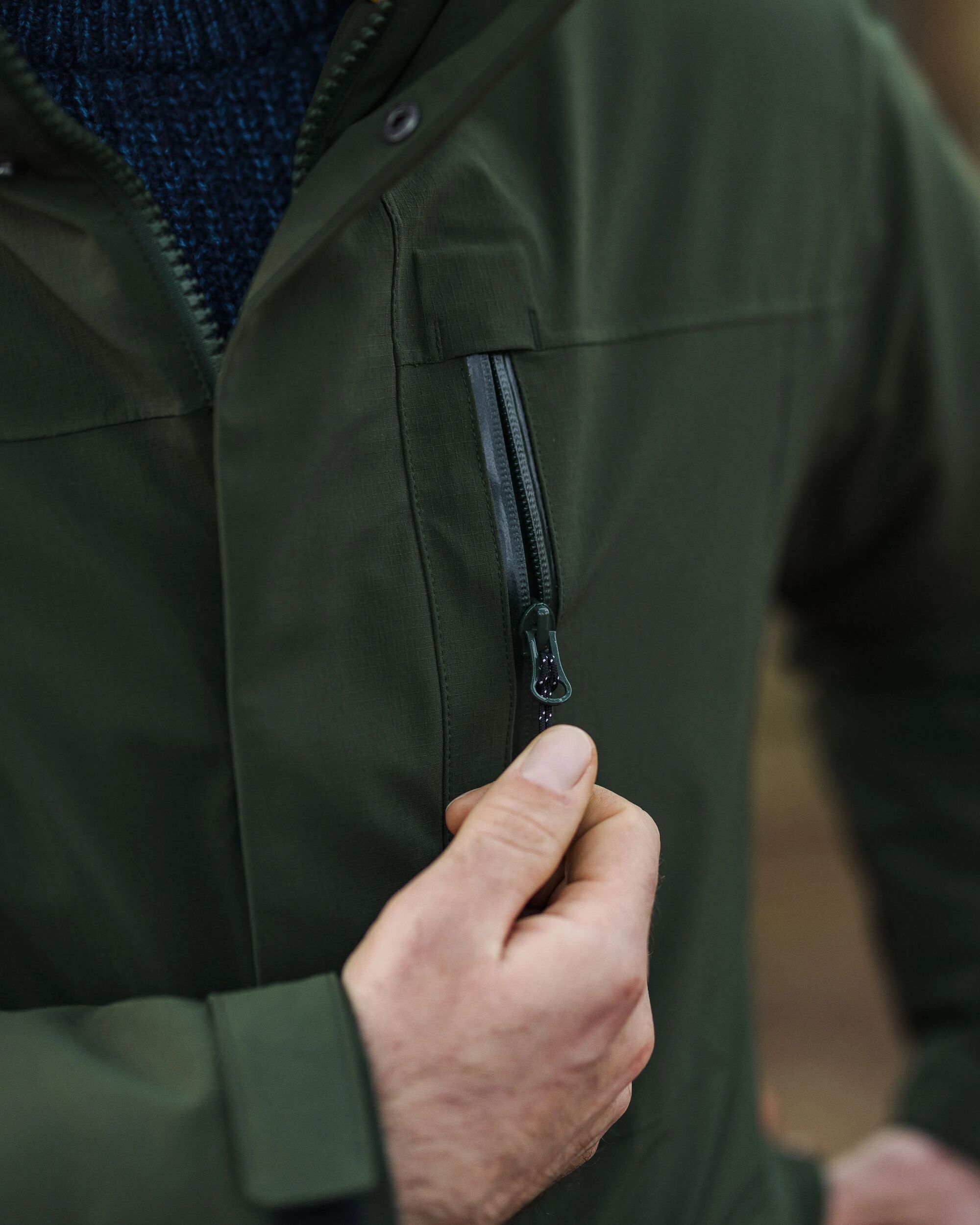 Rainier Waterproof Parka - Fir Tree - Lifestyle