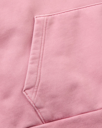 Downtime Heavyweight Hoodie - Pink Haze - Flatlay