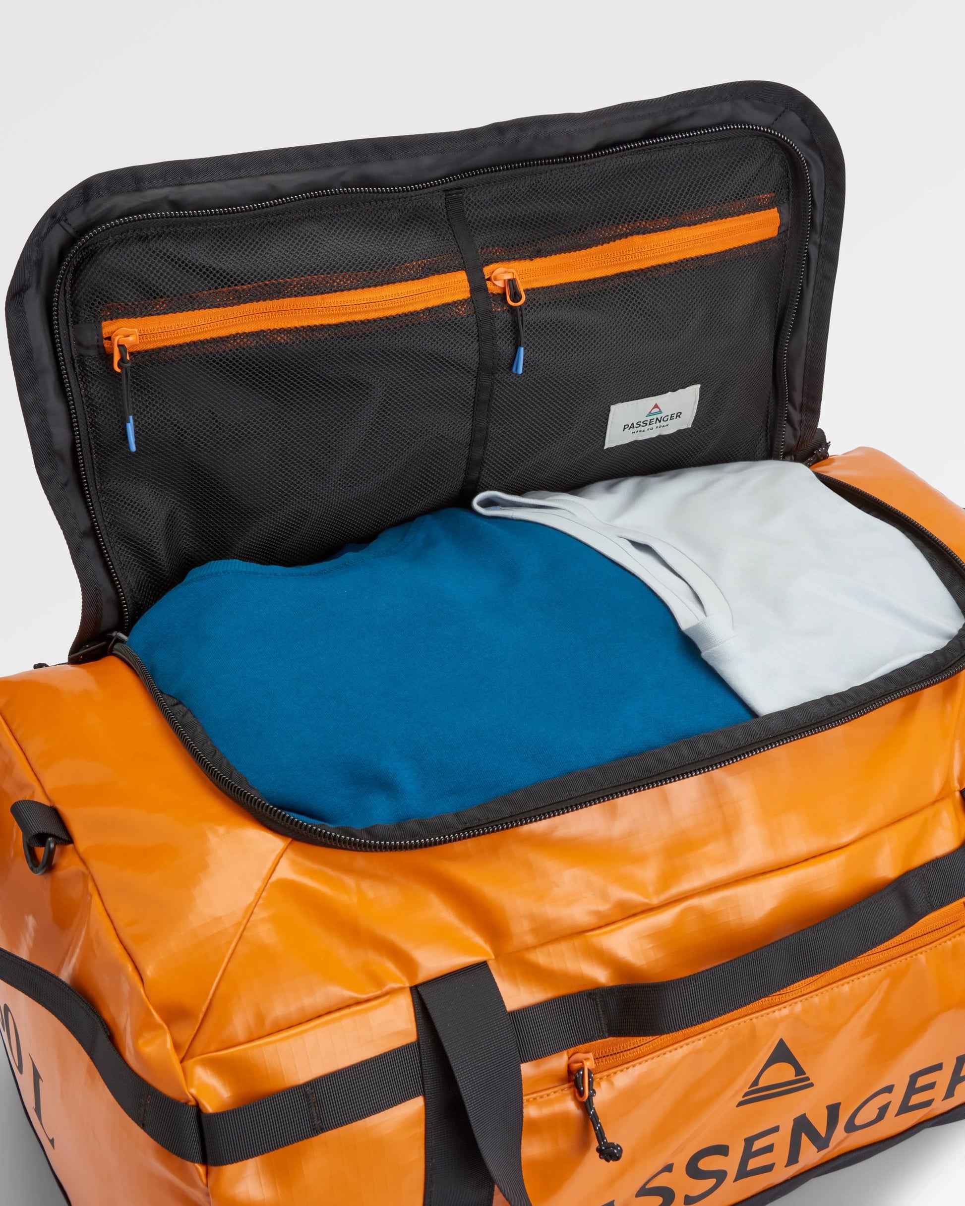 Roamer Recycled 60L Duffel Bag - Sunrise Orange